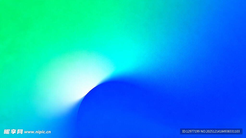 蓝绿渐变梦幻背景图