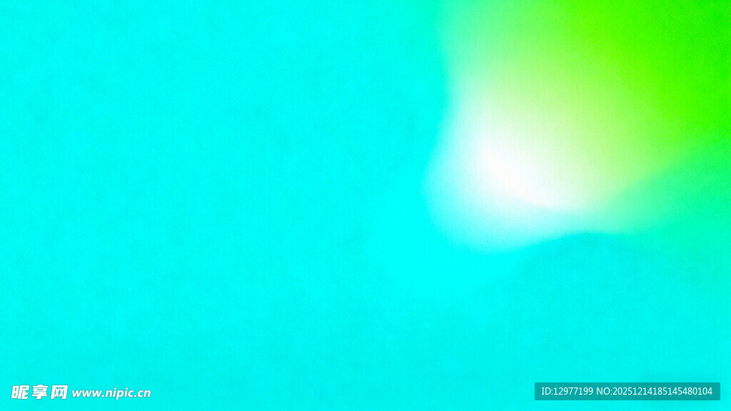 渐变蓝绿背景光效画面