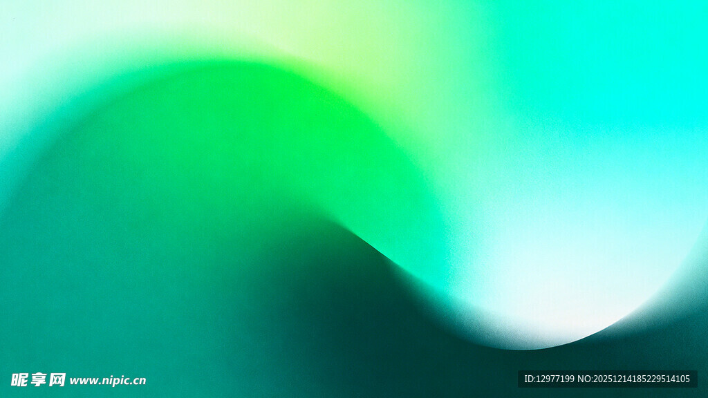 渐变绿蓝抽象背景图案