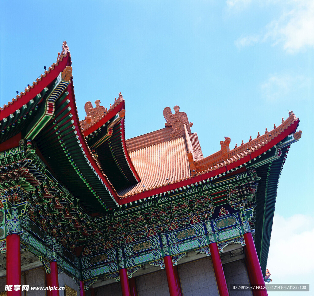 中式古建筑屋顶 建筑艺术