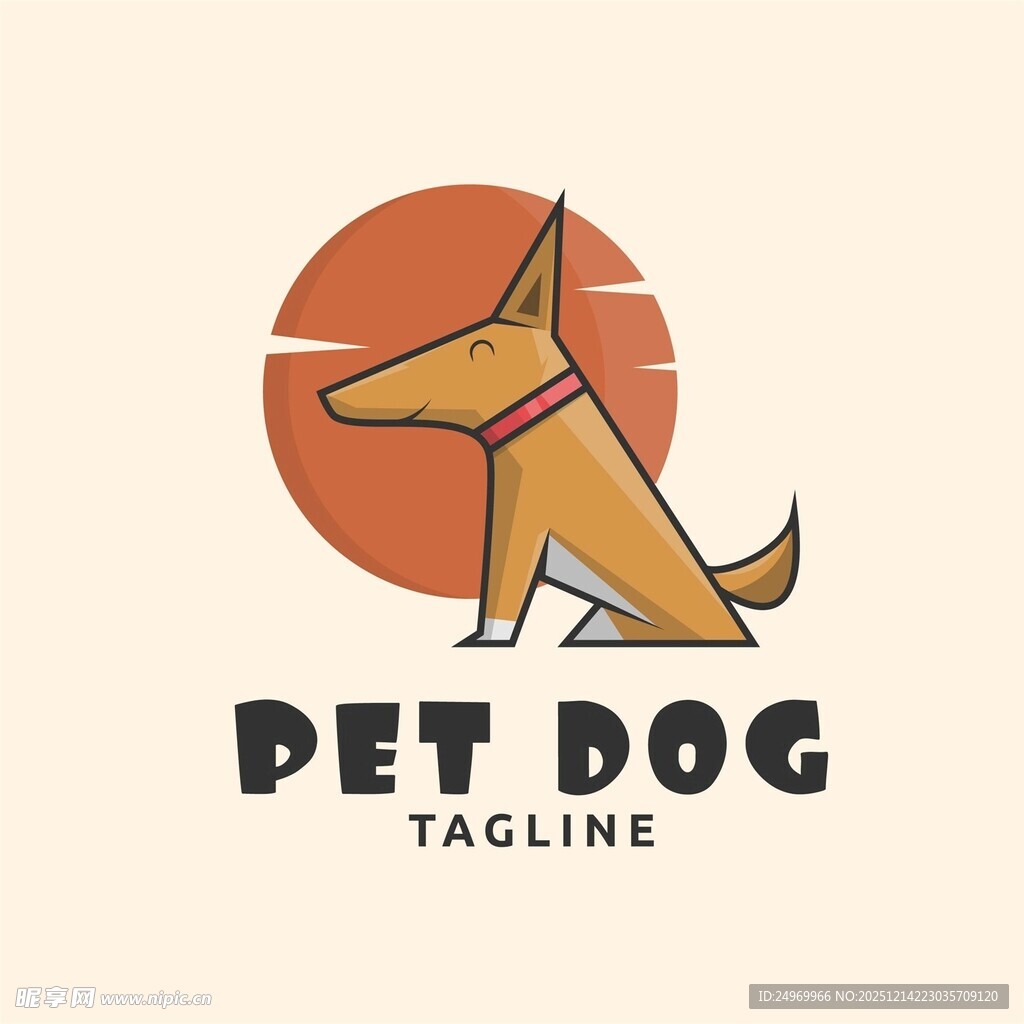 宠物狗标志设计