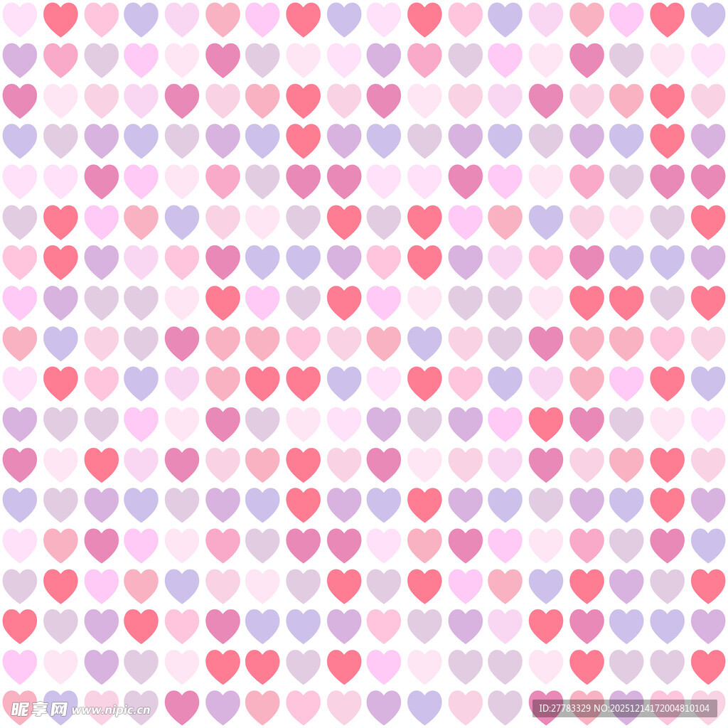 爱心图案背景