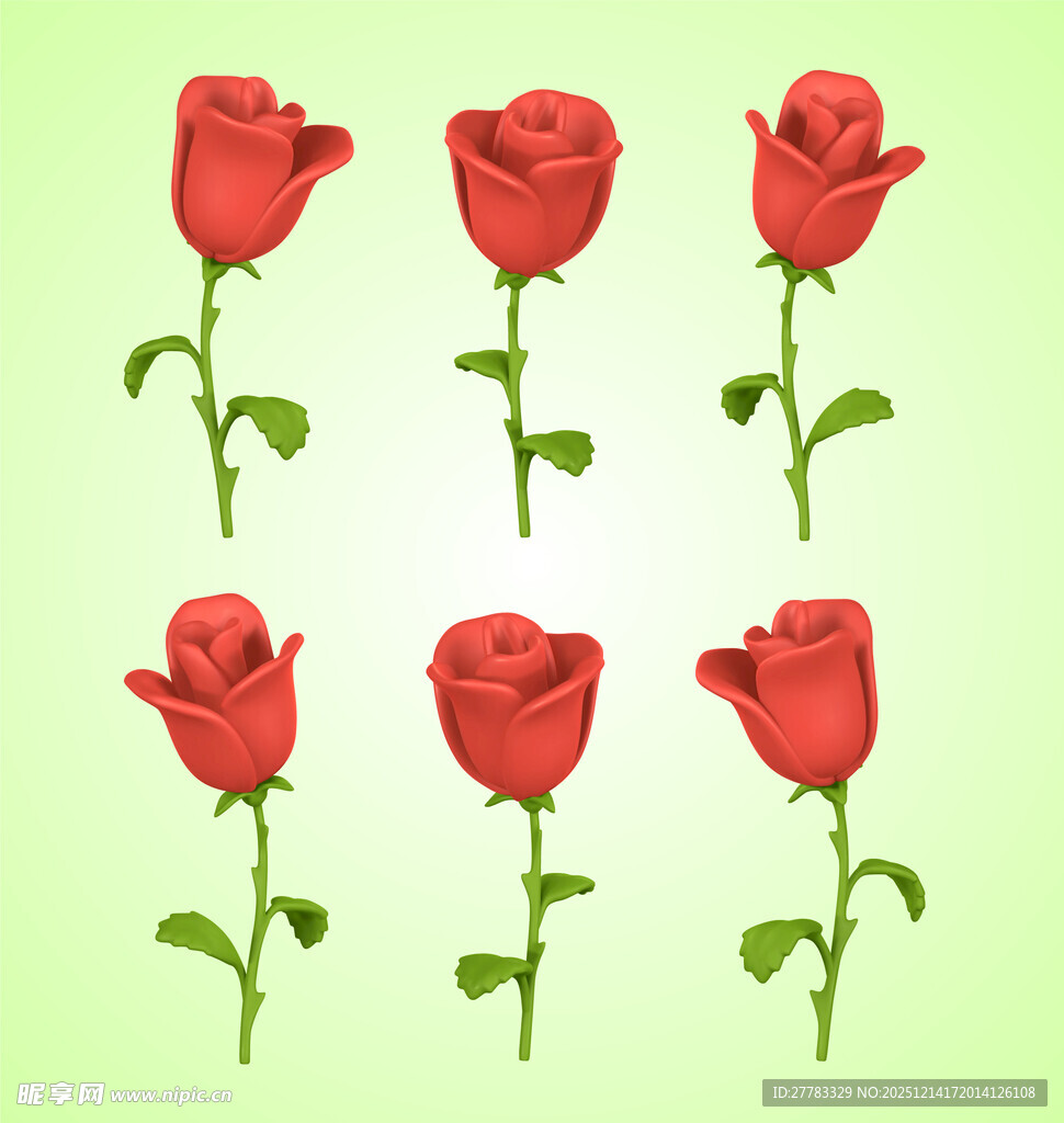红玫瑰插图