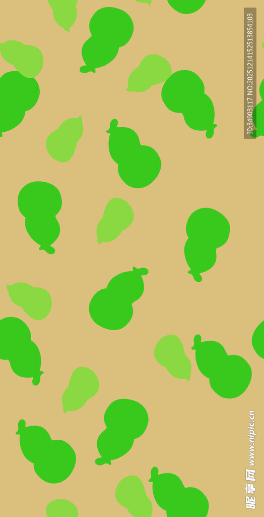绿色树叶图案背景