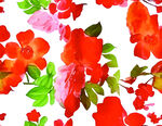 水彩花卉图案背景