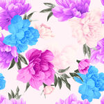 多彩花卉图案