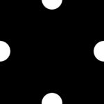 黑白圆点图案