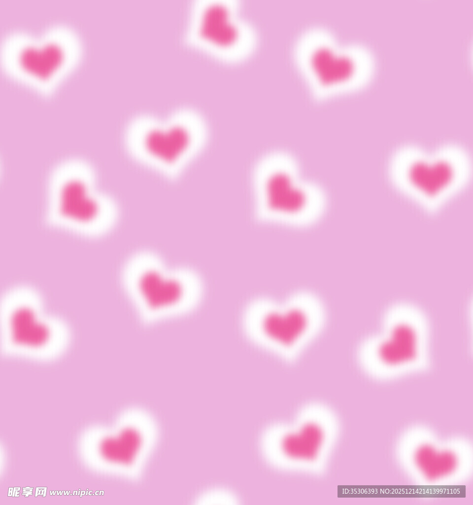 粉色爱心梦幻背景图案