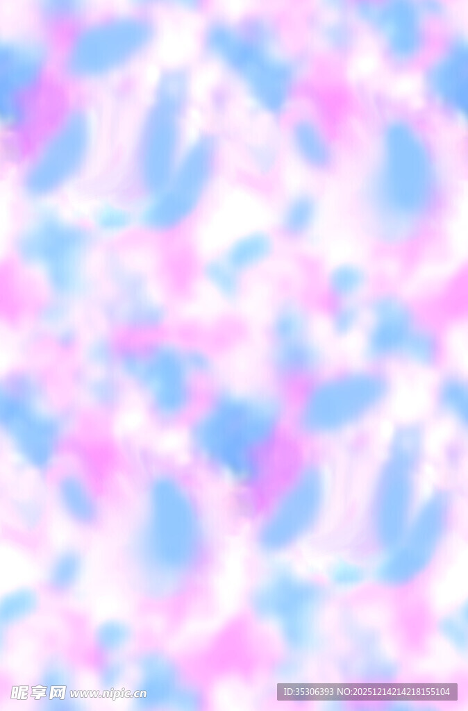 梦幻渐变蓝粉抽象背景图