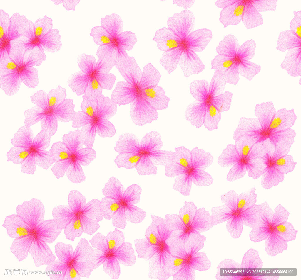 粉色花朵图案背景