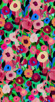 多彩花卉图案背景