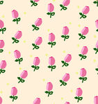 粉色玫瑰图案背景