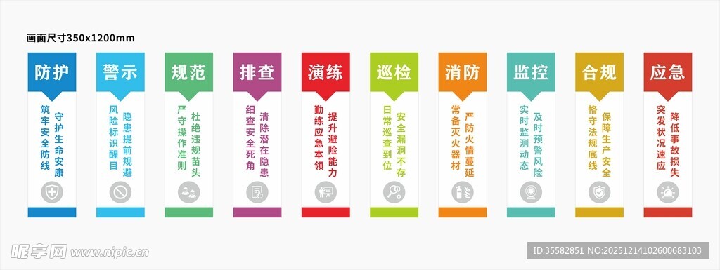 企业安全生产文化墙安全标语