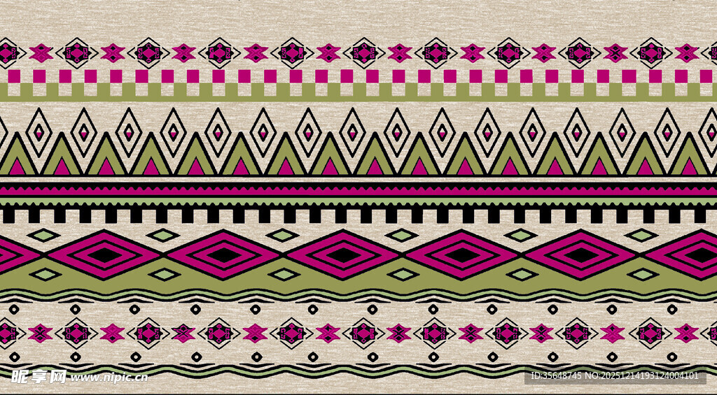 民族风几何图案纹理