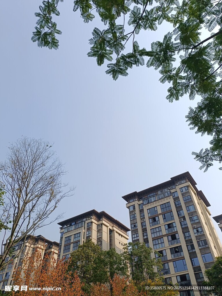 现代风格高层住宅景观