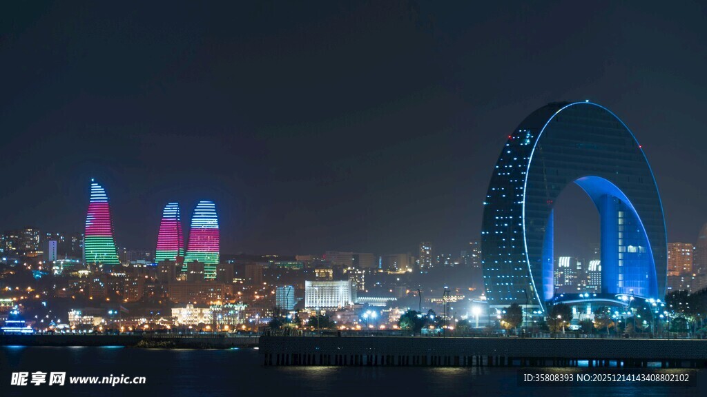 巴库夜景