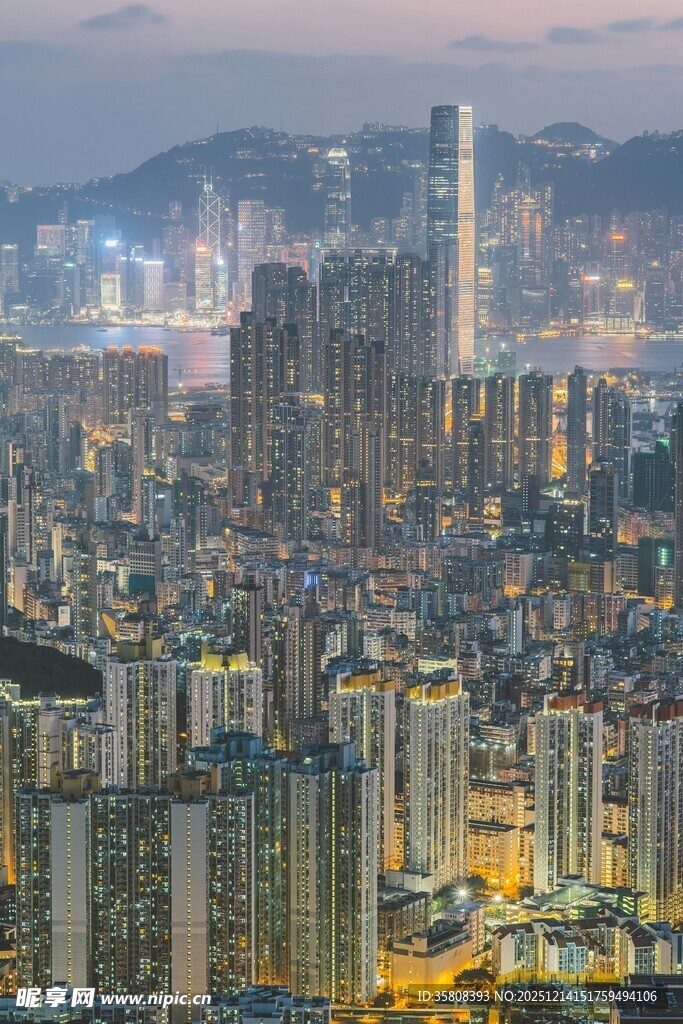 繁华都市夜景