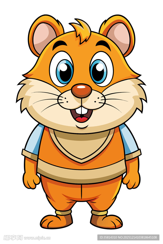 可爱卡通小老虎形象