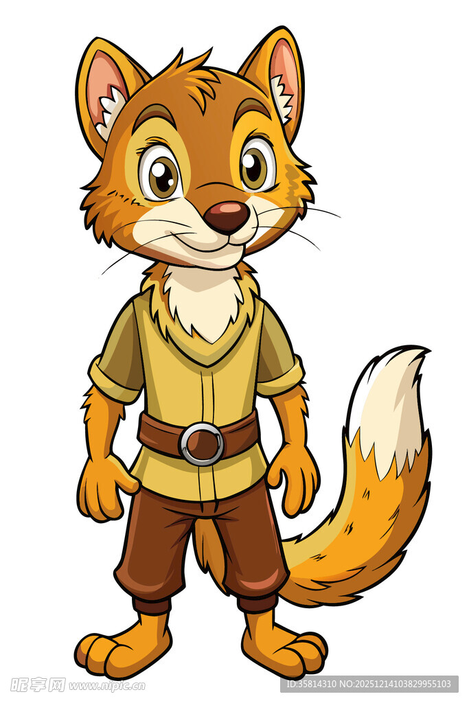 卡通狐狸角色形象