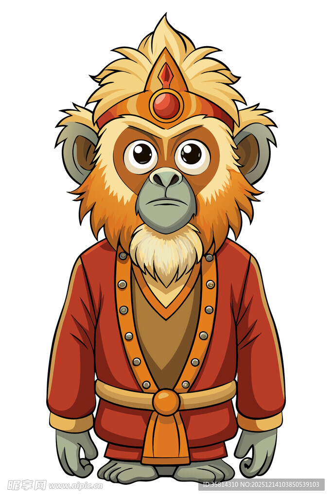 功夫小猴形象设计