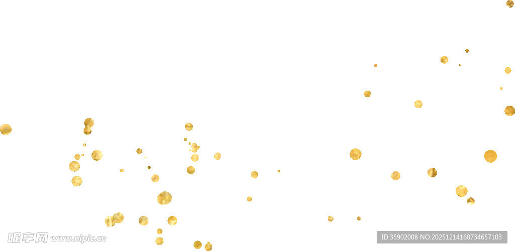 金色闪烁粒子背景
