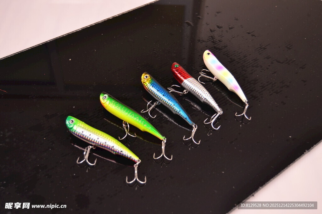 多彩路亚饵展示
