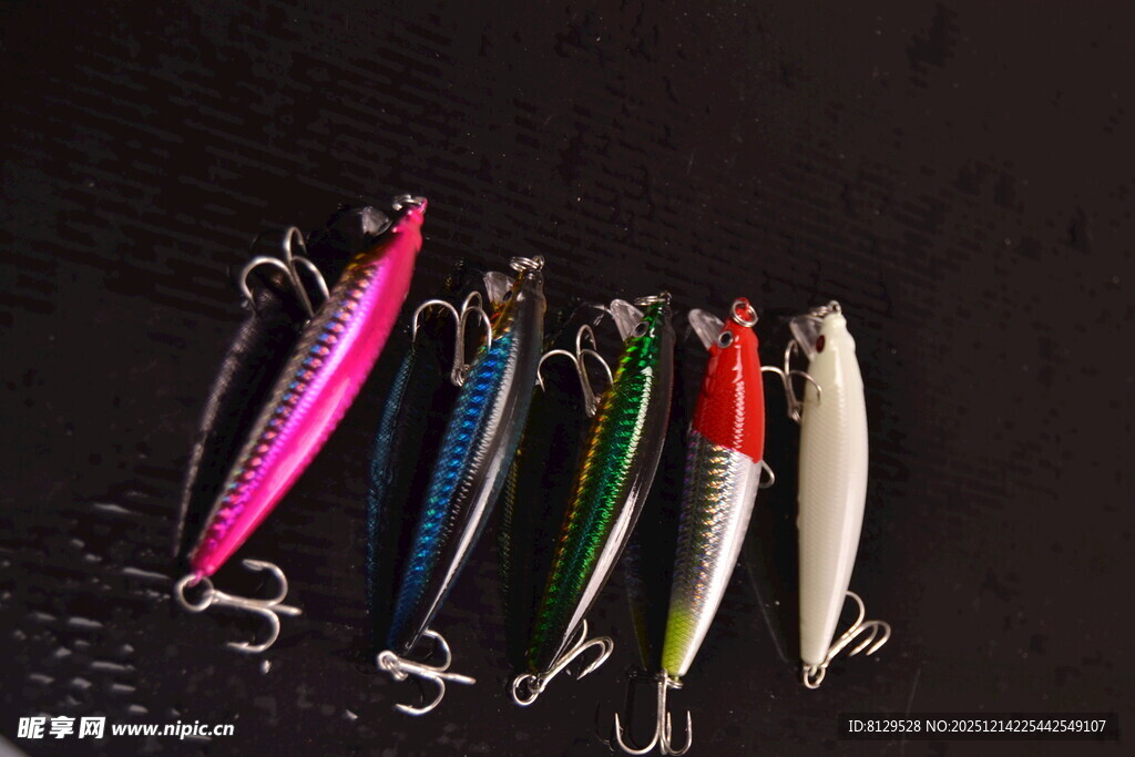 多彩路亚饵展示