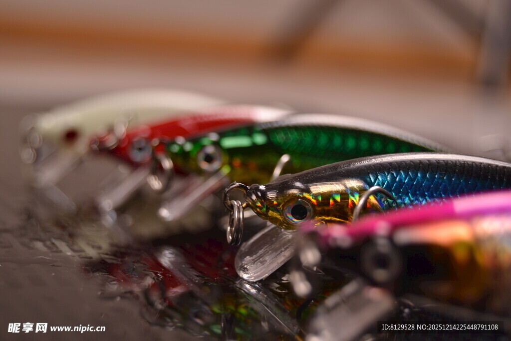 多彩路亚饵展示