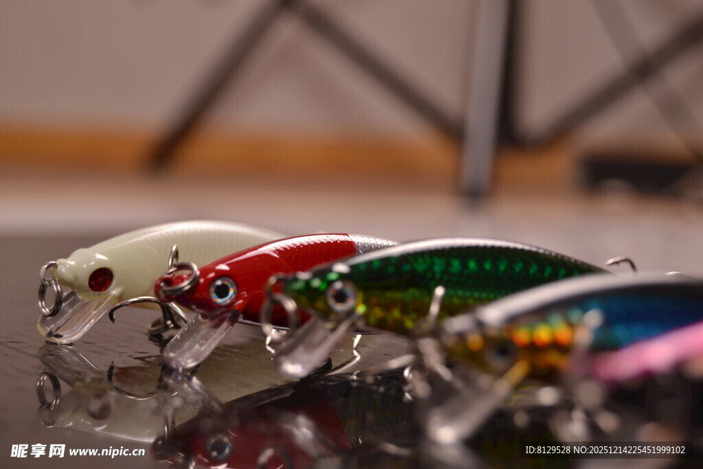 多彩路亚饵展示