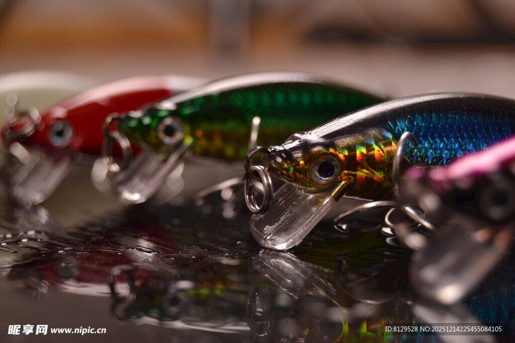 多彩路亚饵展示