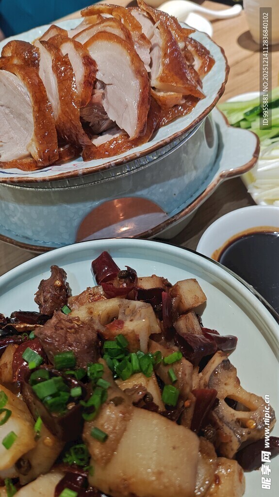 美味中式菜肴拼盘