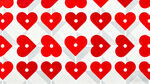 红色心形图案背景