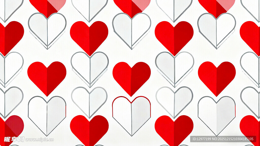 红心图案背景