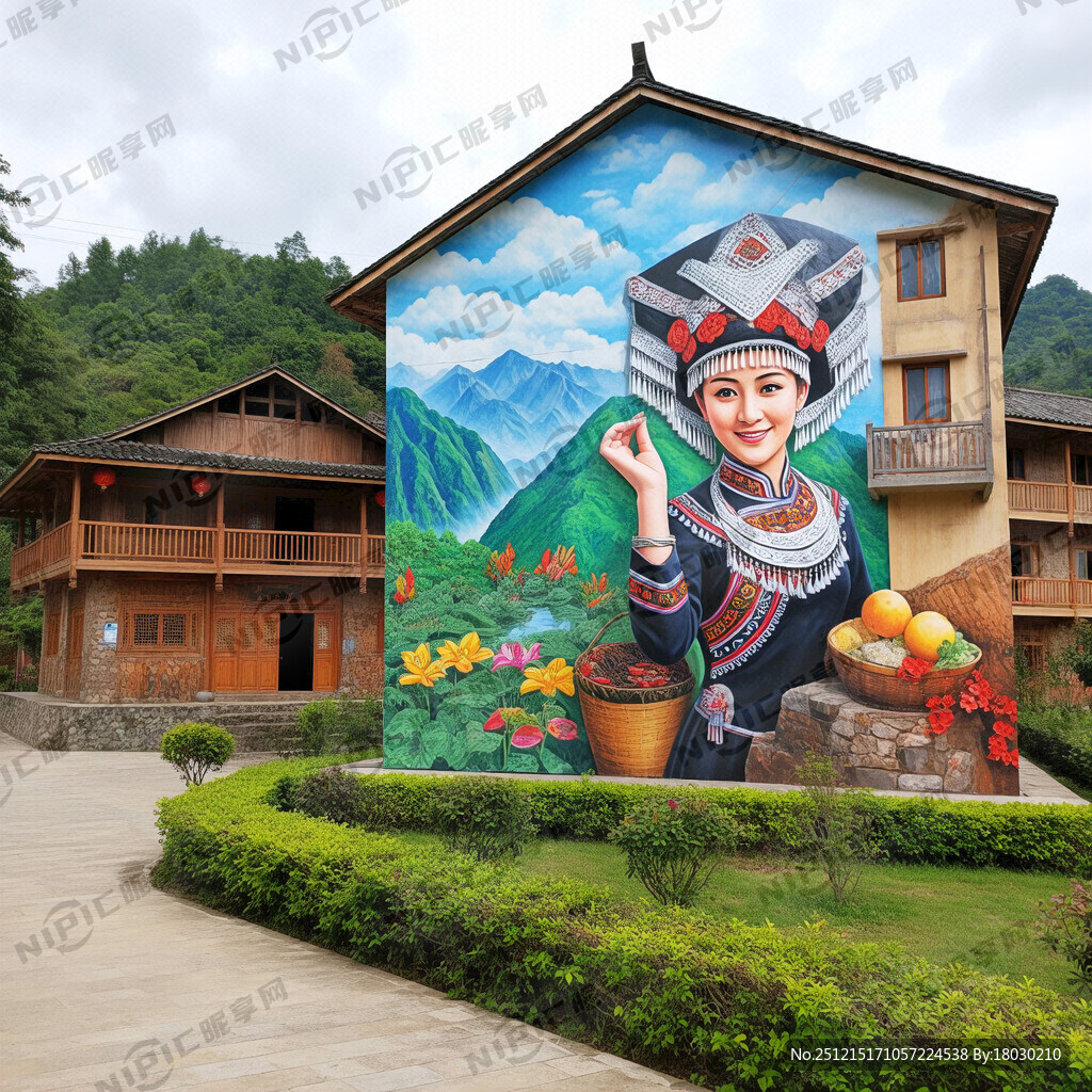 中越边境线跨国美陈 壮族和京族