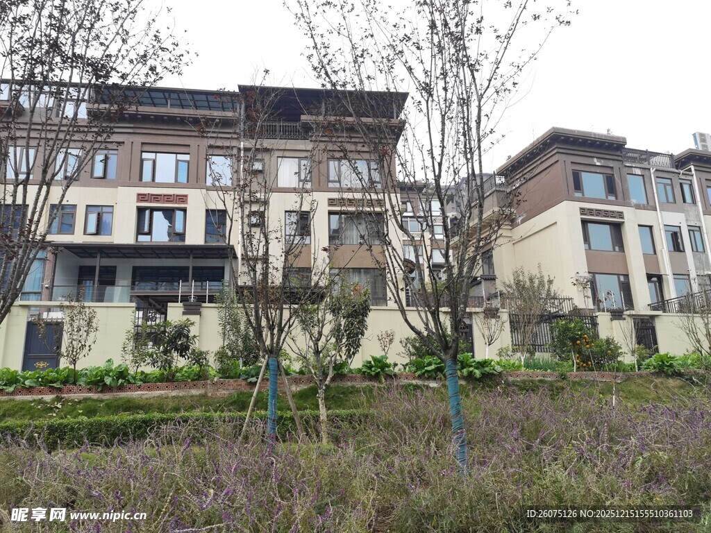 城郊多层住宅景观