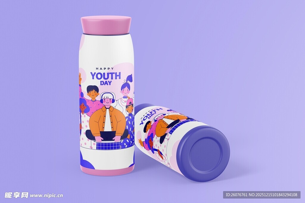 保温杯样机图片