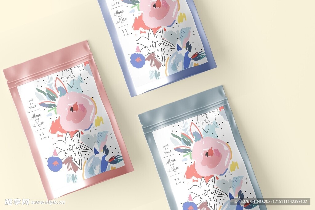 零食包装样机图片