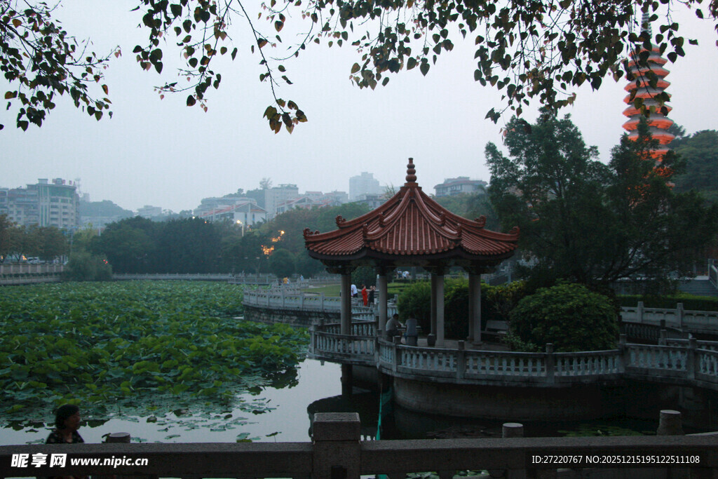 湖畔古亭 厦门大学