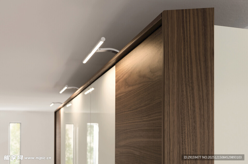 现代简约木质衣柜设计