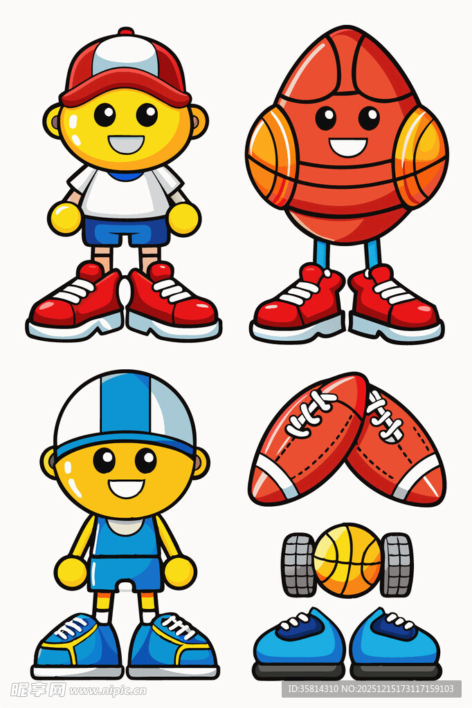 运动小达人的装备展示