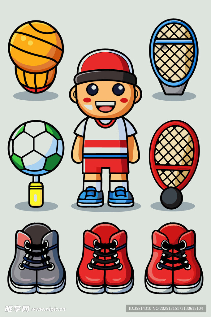 儿童运动装备大集合