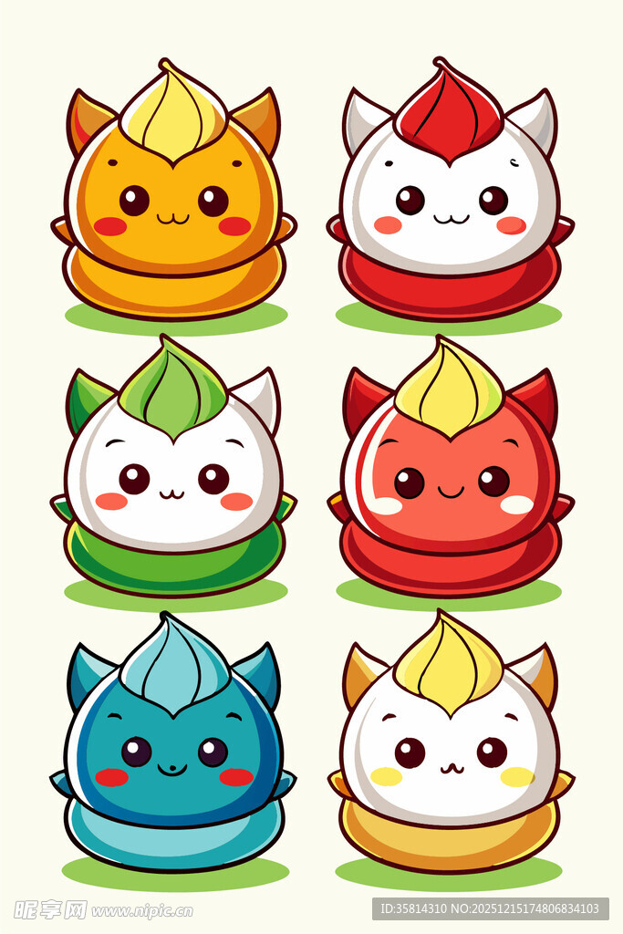 可爱卡通小动物头像集合