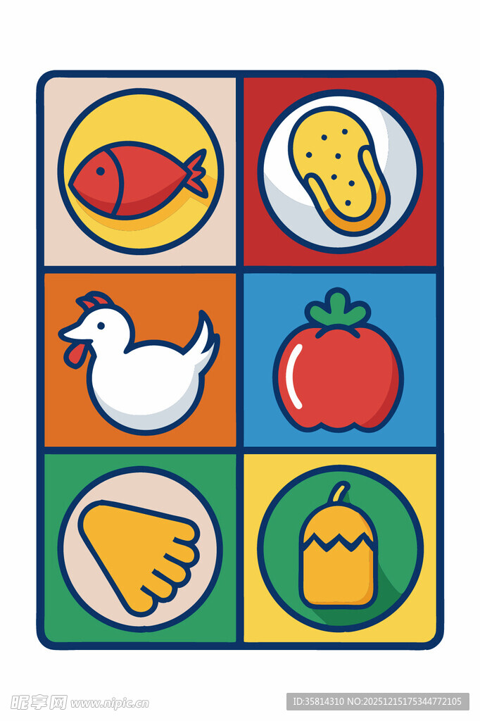儿童启蒙认知图案集合