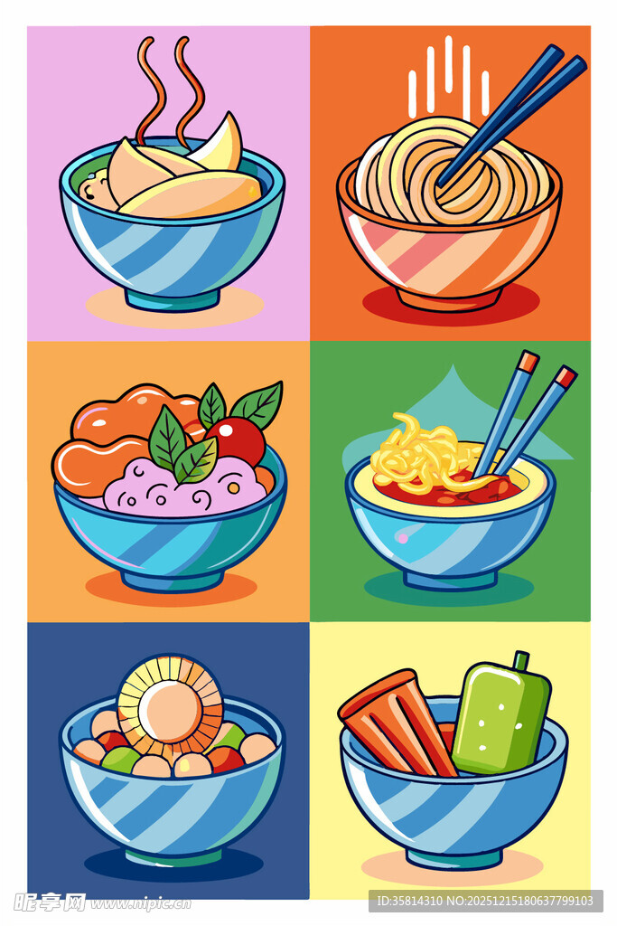多彩面食美食集合