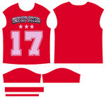 红色17号运动服套装