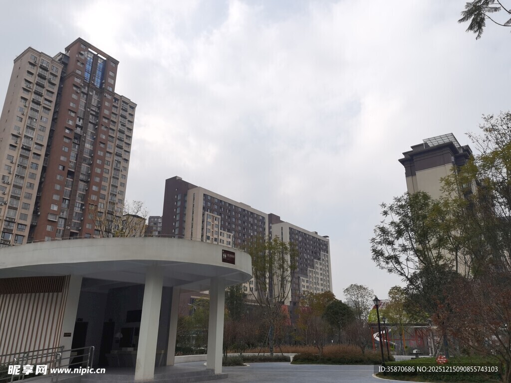 现代小区入口景观