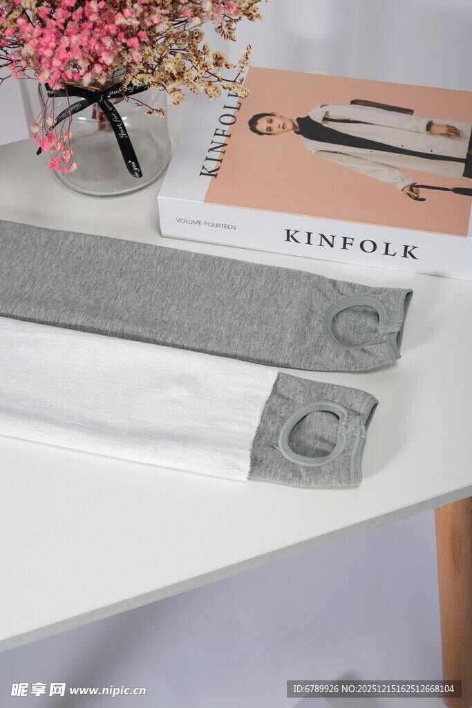 时尚踏脚保暖裤裤脚展示