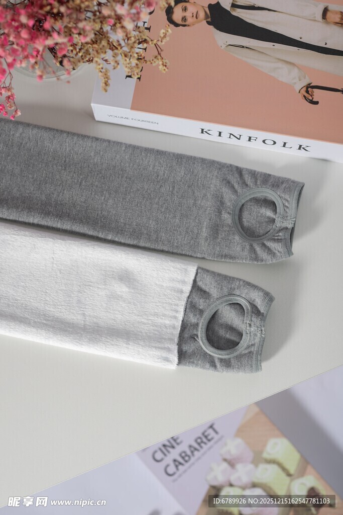 时尚踏脚保暖裤裤脚展示