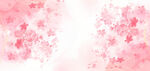梦幻粉色樱花背景图