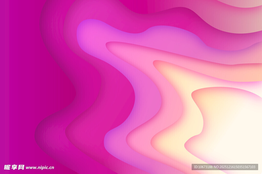 梦幻渐变多彩流体背景图